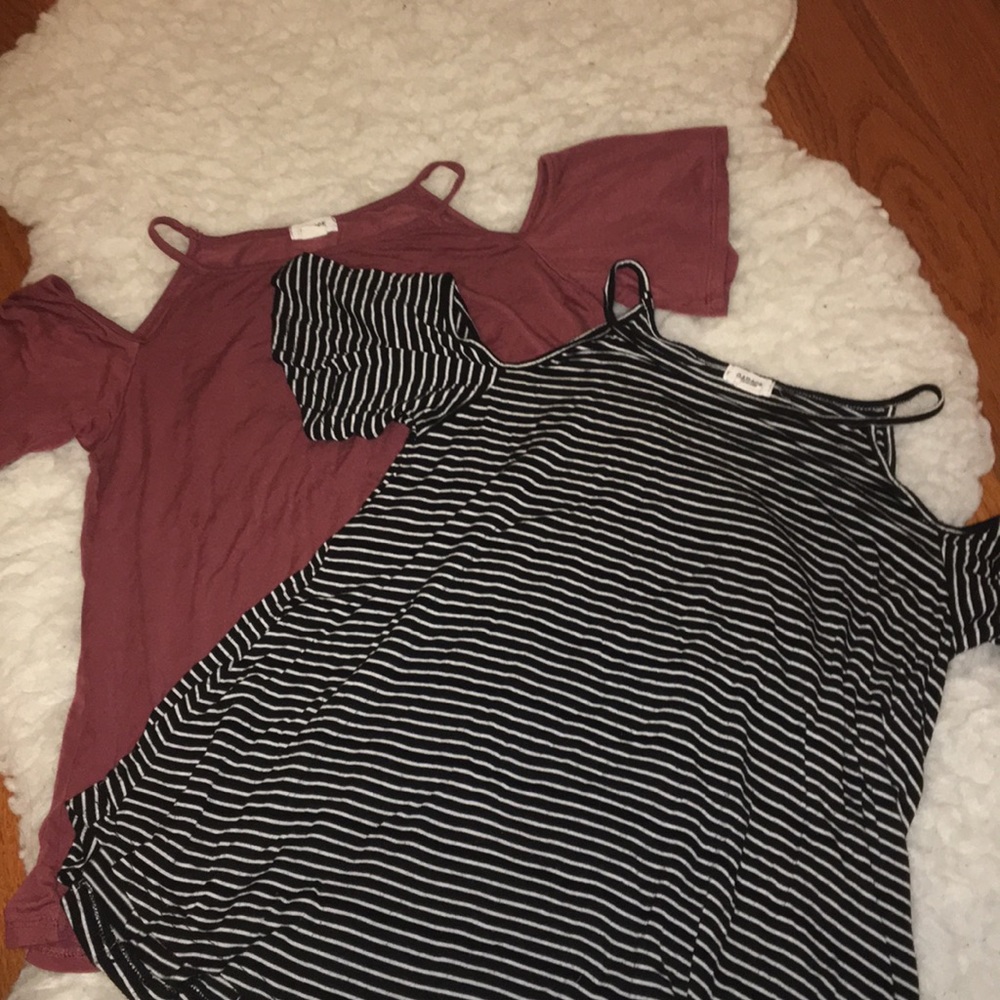 Garage- 2 Off the Shoulder Flowy Tops